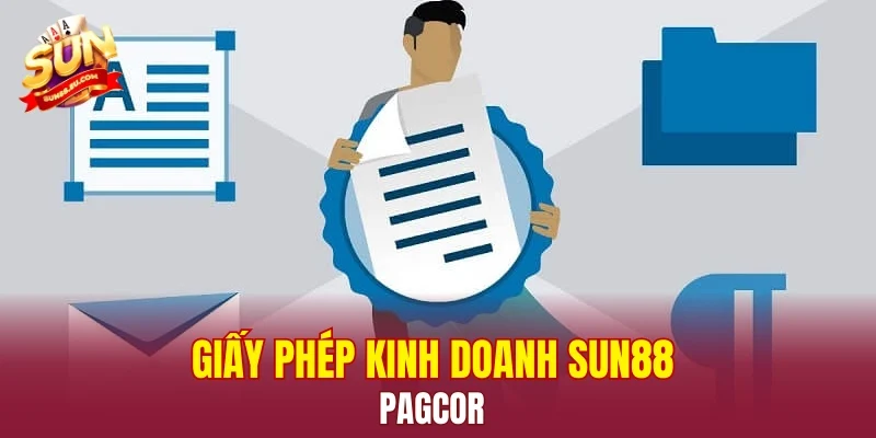 Giấy phép kinh doanh SUN88 - PAGCOR